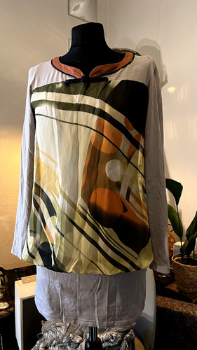 Minikleid longshirt layered - longshirt.,