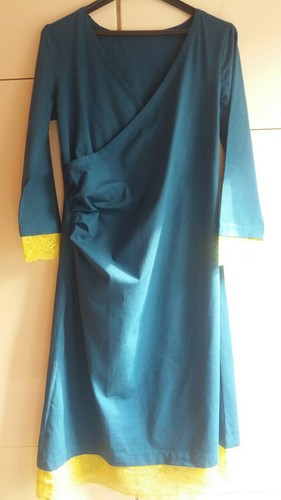 Kleid 46 wickelkleid - kleid, gr